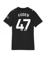 Manchester City Phil Foden #47 Venkovní Dres pro Dámské 2025-26 Krátký Rukáv